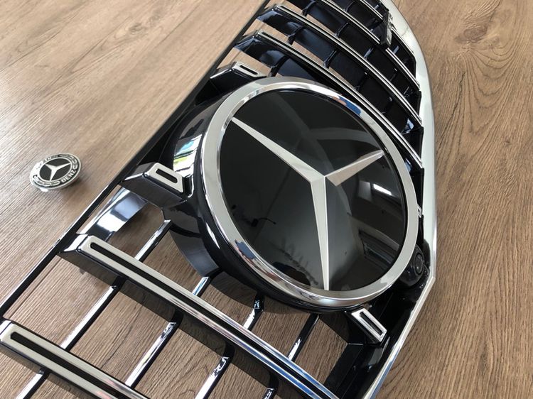 กระจังหน้า Benz W207 GT AMG ดาวกระจก พร้อมดาวจม ใส่รุ่น Facelift 2014 2015 2016 2017 2018 รูปที่ 2