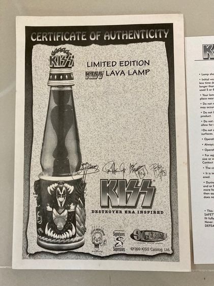 kiss lava lamp.limited edition รูปที่ 15