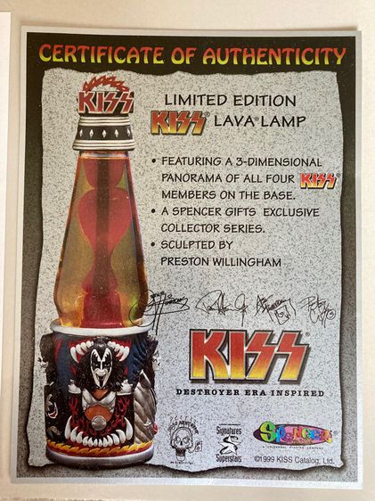 kiss lava lamp.limited edition รูปที่ 17