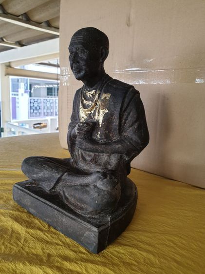 พระบูชาสมเด็จพุฒาจารย์โต เนื้อเรซินผสมข้าวสารหิน  เก่าหายาก มีจารใต้ฐาน  ไม่ทราบวัด รูปที่ 17