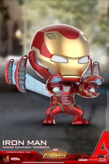 COSB497 Cosbaby Iron Man Mark L (Nano Cannon Version) Avengers Infinity War Collectible Bobble-head รูปที่ 1