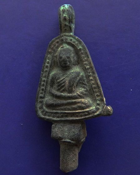 แท้ๆ จากวัด เหรียญหล่อจอบใหญ่ หลวงพ่อเงิน รุ่นปืนแตก วัดคงคาราม (บางคลานใต้) ตัดจากช่อกรรมการ รูปที่ 8