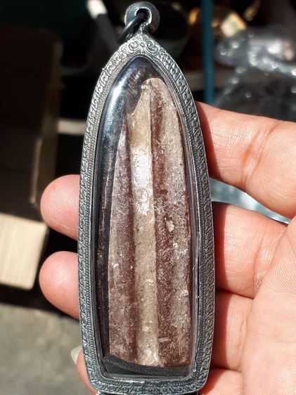 พระร่วงยืน กรุถ้ำเขาพุพระ พิมพ์ฐานสูง เนื้อชินตะกั่วสนิมแดง สูงประมาณ ๘.๕ ซม. กว้างประมาณ ๒.๕ ซม สนิมขององค์ออกสีแดงจัดมาก เนื้อจัดคราบกรุแน รูปที่ 8