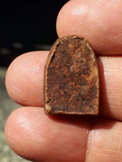 พระซุ้มกอ พิมพ์เล็ก กรุวัดวัดพิกุล กำแพงเพชร เนื้อดิน มีแร่ดอกมะขาม สีแดงเข้ม ผิวมันเงา แห้ง หลังสวย ตำหนิครบ กนกติดแขนด้านซ้าย ตามสูตร จับอ รูปที่ 8