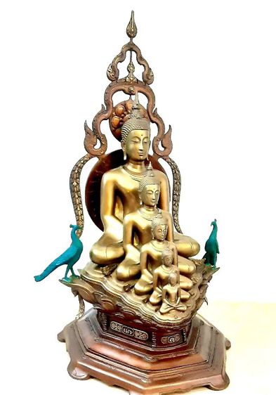 หล่อบรอนซ์ พระพุทธเจ้า5พระองค์ ประติมากร อ.สุธา แก้ววังปา รูปที่ 18