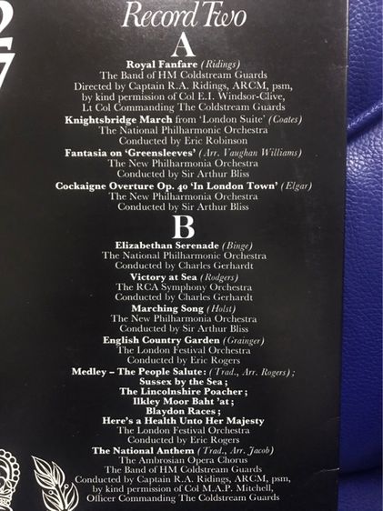 แผ่นเสียง Silver Jubilee Festival Of Music  รูปที่ 9