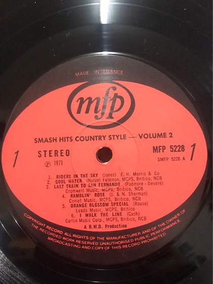 แผ่นเสียง Smash hits Country Style  รูปที่ 4