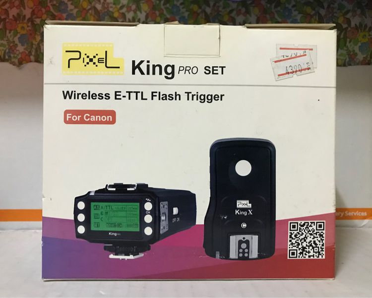  Pixel King Pro Set For Canon Wireless E TTL Flash Trigger รูปที่ 1