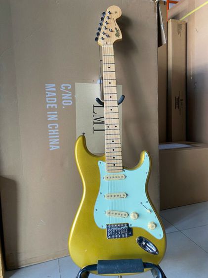 Maya MST-50 สี Sunburst สี Metalic Gold กีตาร์ไฟฟ้าทรง Strat Electic Guitar รูปที่ 7