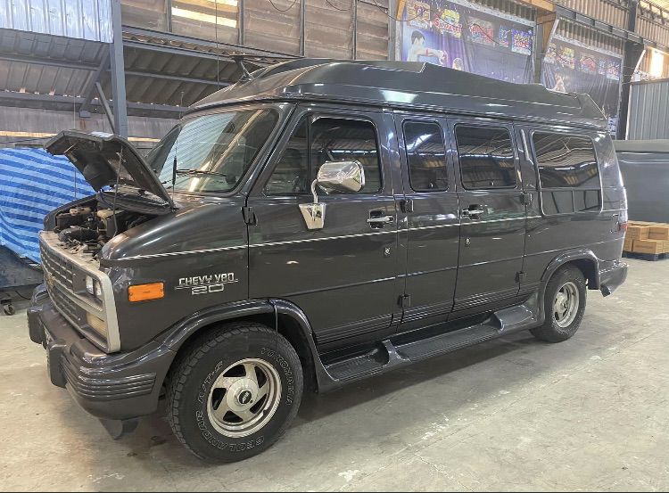 ของแต่ง Wing วิง Chevyvan G20 Astro รถ Classic รถ Limousine USA สภาพดี ติดบนฝากระโปรงท้าย รูปที่ 11