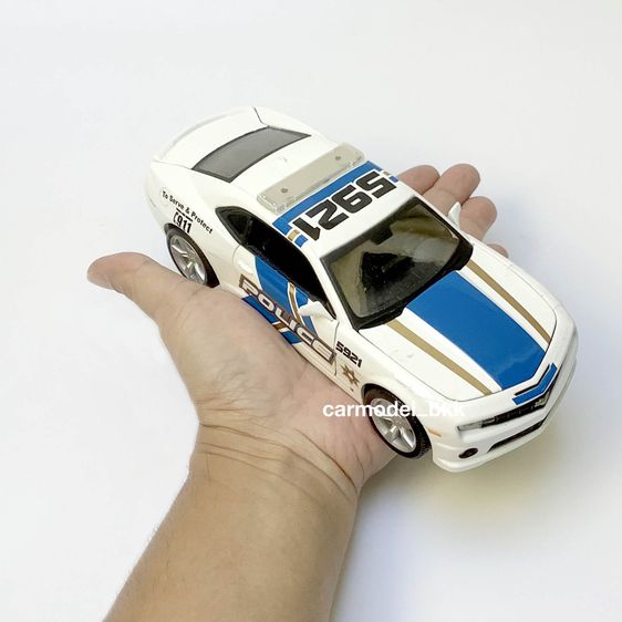 โมเดลรถเหล็ก Chevrolet Camaro RS SS Police ปี 2010 แบรนด์ Maisto ขนาด 1 ต่อ 24 โมเดลรถเชฟโรเลต คาเมโร่ รถตำรวจ Police Diecast CarModelBKK รูปที่ 7
