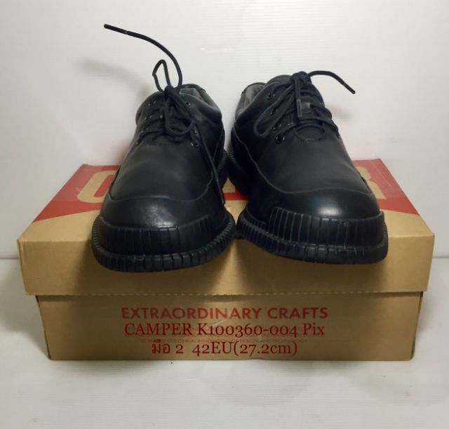 CAMPER Shoes 42EU(27.2cm) ของแท้ มือ 2 รุ่น Pix, รองเท้า CAMPER หนังแท้ พื้นเต็ม Genuine and Original ป้ายโลโก้ครบ ไม่มีตำหนิใดๆ สวยมาก รูปที่ 3