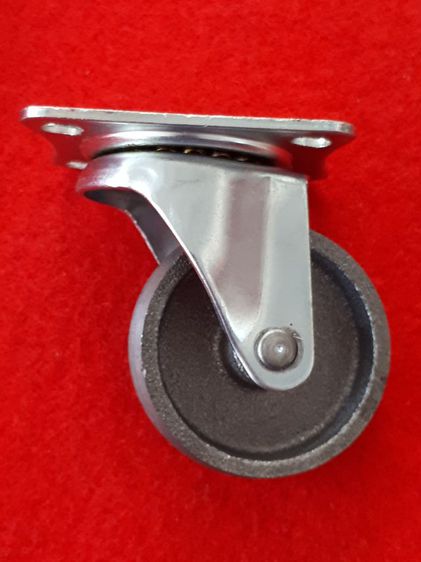 (76) ลูกล้อเหล็ก SKK แป้นหมุน  ขนาด 2 นิ้ว 1 ชุด มี 4 ลูก รูปที่ 2