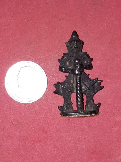 ท้าวเวสสุวรรณ ฐานทองคำ ตอกโค็ดศาลา 3 โค็ด หลวงปู่ทิม วัดละหารไร่ จังหวัดระยอง สภาพสวยสมบูรณ์ เก่า แท้ แปลก หายาก รูปที่ 3