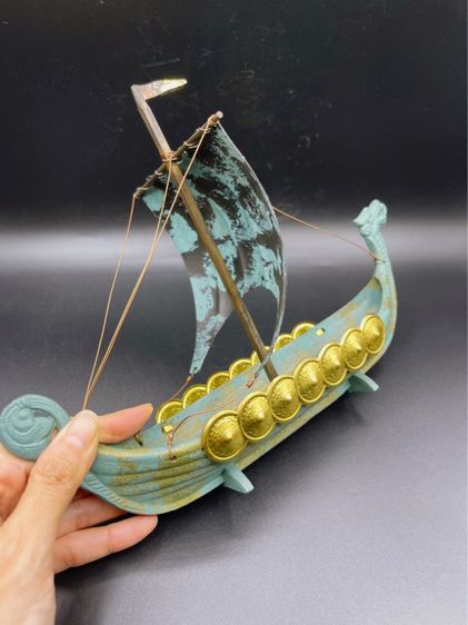 Viking เรือไวกิ้ง สร้างโดย Iron Art, โคเปนเฮเกน นำเข้าจาก Danmark  รูปที่ 5