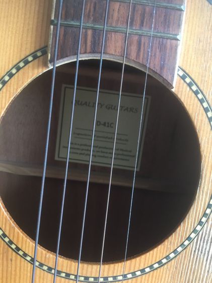 กีตาร์โปร่งยี่ห้อ Manthguitans D-41C  รูปที่ 4