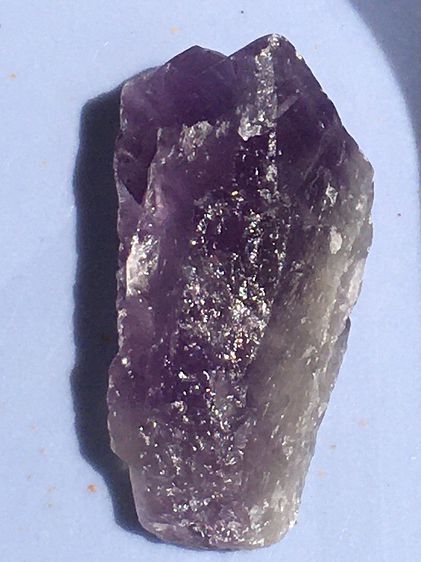 หินควอทสีม่วง อเมทิส amethyst  รูปที่ 1