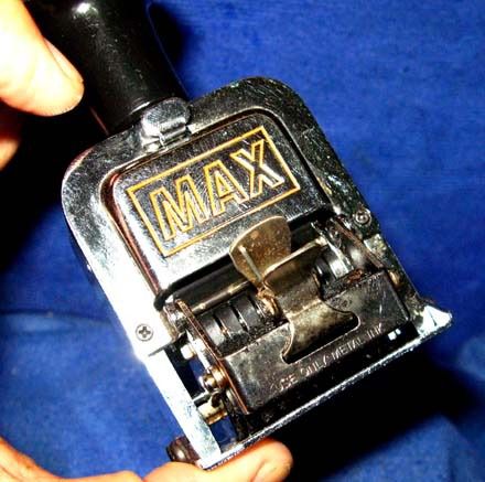 เครื่องตีเบอร์ MAX 607 6 หลัก งาน Made in Japan รูปที่ 7