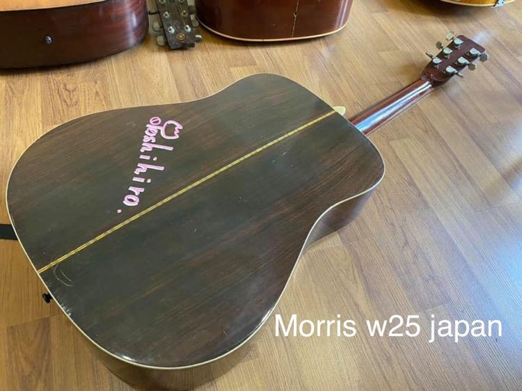 กีต้าร์โปร่ง Vintage จาก japan Yamaha Morris ที่ Guitar Cafe’ Thailand รูปที่ 4