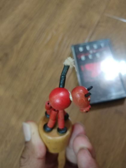 ขายของเล่น ของสะสม ม้าไม้ดุ๊กดิ๊ก สีแดงดำ Made in Germany สวย สภาพดี รูปที่ 6