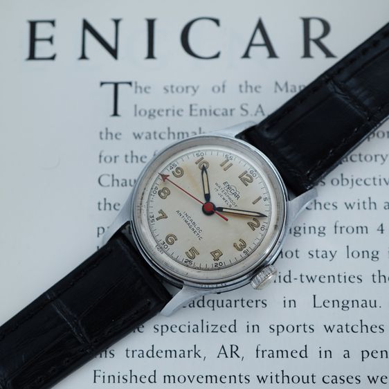 vintage  Enicar  Military WWii ERA swiss made ปี 1940s รูปที่ 1