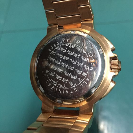 นาฬิกา folli follie สีทองล้อมเพชร รุ่น wf13b002be รูปที่ 2