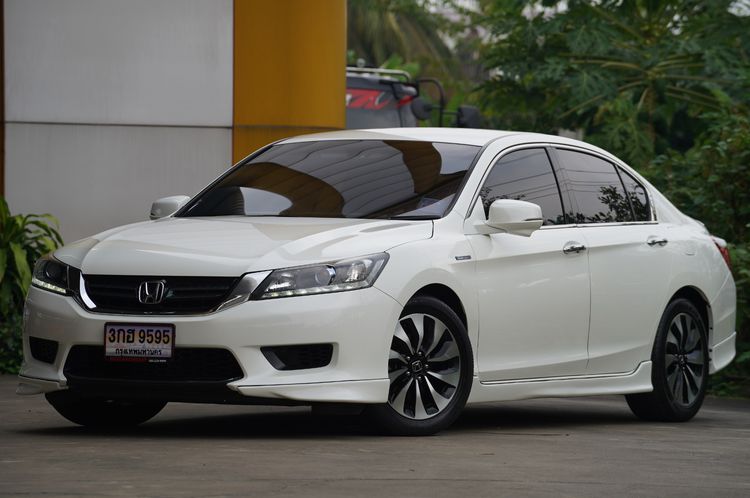 Honda Accord 2015 2.0 Hybrid Sedan ไฮบริด เกียร์อัตโนมัติ ขาว รูปที่ 1