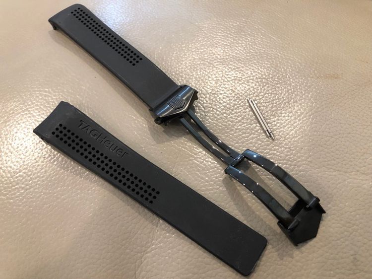 สายยาง Heuer หัวสายกว้าง 20 มิล ใส่ได้กับHeuerรุ่นหน้าปัด ManSize KingSize หรือ Chonograph Boy Size รูปที่ 9