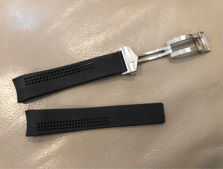 สายยาง Heuer หัวสายกว้าง 20 มิล ใส่ได้กับHeuerรุ่นหน้าปัด ManSize KingSize หรือ Chonograph Boy Size รูปที่ 6