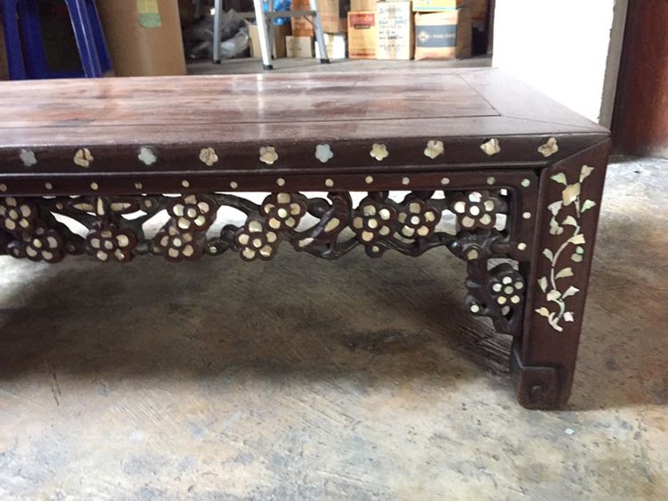 โต๊ะมุก ไม้ชิงชันโบราณ100ปี รูปที่ 4