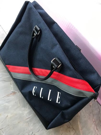 รับกระเป๋า ELLE Blue Stripe Bag