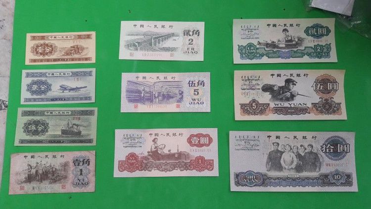 ธนบัตรที่ระลึกจีน รวม10ฉบับ คละแบบ สภาพใช้งาน รูปที่ 1