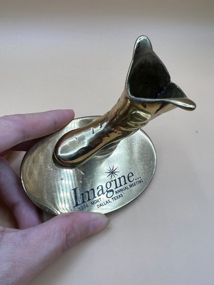 ที่เสียบปากกา รองเท้าบูท ทองเหลือง Imagine 1994 TEXAS รูปที่ 4