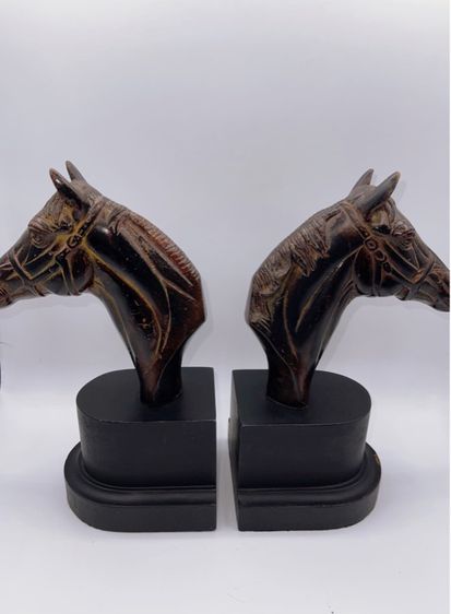 อื่นๆ ที่กั้นหนังสือ หัวม้าคู่ ทองเหลือง