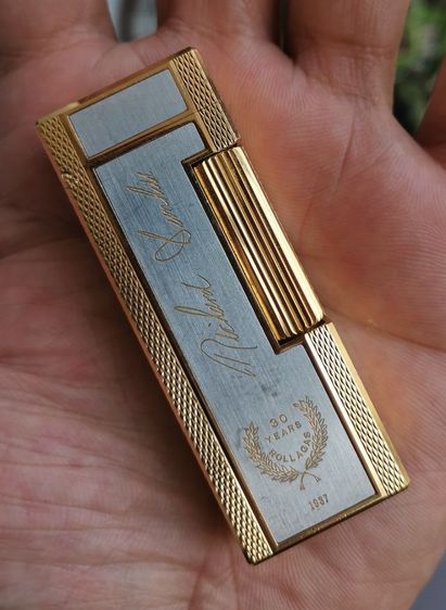ไฟแช็ค Vintage Dunhill​ Rollagas​ 1987 30th​ Anniversary​ ที่สุดของความหายากครับ รูปที่ 2
