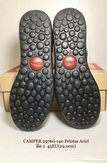 CAMPER Sneakers 45EU(29.0cm) ของแท้ มือ 2 งาน Morocco รุ่น Pelotas, รองเท้า CAMPER หนังแท้ไร้ริ้วรอย พื้นเต็ม Genuine and Original สวยมาก รูปที่ 10