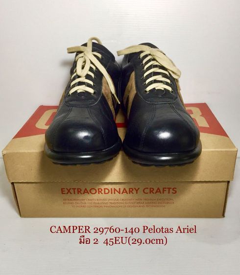 CAMPER Sneakers 45EU(29.0cm) ของแท้ มือ 2 งาน Morocco รุ่น Pelotas, รองเท้า CAMPER หนังแท้ไร้ริ้วรอย พื้นเต็ม Genuine and Original สวยมาก รูปที่ 3