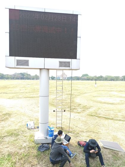 รับซ่อจอโฆษณา จอประชาสัมพันธ์  LED Full Color ทุกขนาด รับซ่อมโมดูล P10-P3 จำหน่ายอุปกรณ์จอโฆษณา รูปที่ 5