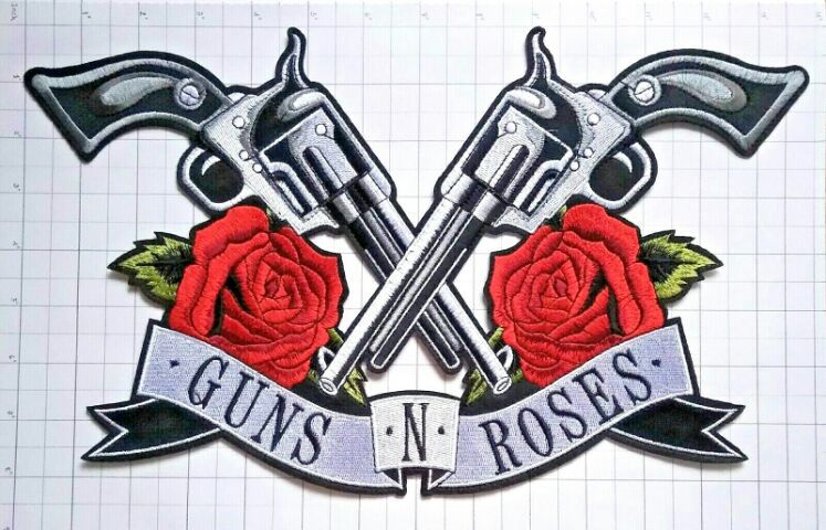 ตัวรีดติดหลังเสื้อขนาดใหญ่ 14"x8.5" นิ้ว GUNS N ROSES ตำนานวงร็อคในตำนาน
แบบรีดติด รูปที่ 1