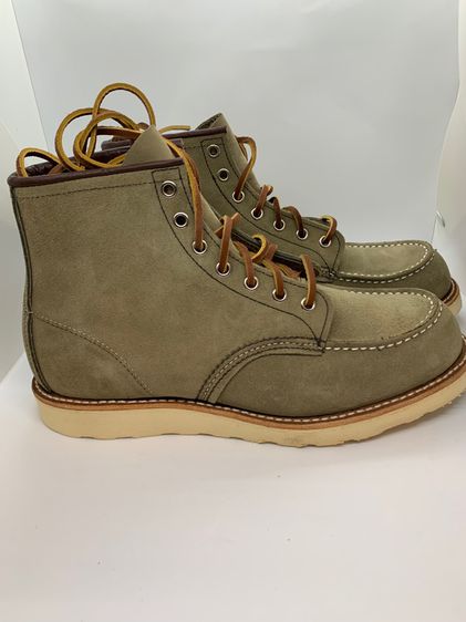 Red wing suede boots made in USA  รูปที่ 4