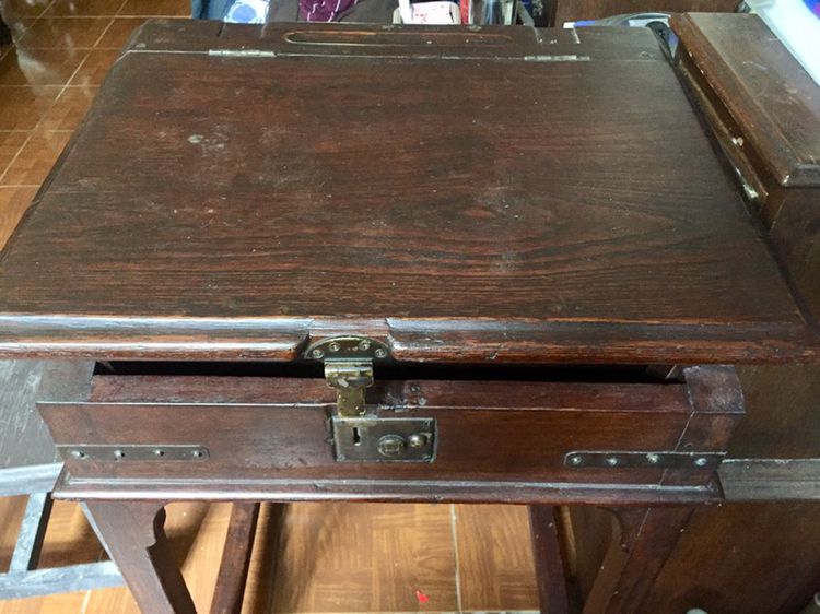 โต๊ะเขียนหนังสือ โบราณ ไม้สัก รูปที่ 15