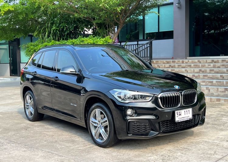 BMW X1 2018 2.0 sDrive18d M Sport Utility-car ดีเซล เกียร์อัตโนมัติ ดำ