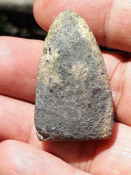 พระหลวงพ่อทวด เนื้อว่าน พิมพ์ใหญ่ ไหล่จุดหูขีด นิยม ปี2497 จ.ปัตตานี ด้านหลังเรียบ เนื้อเทาดำ ดินกากยายักษ์ แห้ง เหี่ยว ผิวเดิมๆ แร่จม เป็นธ รูปที่ 2