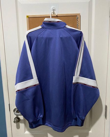 เสื้อวอร์มสีม่วงพาสเทล แบรนด์  asics  รูปที่ 2