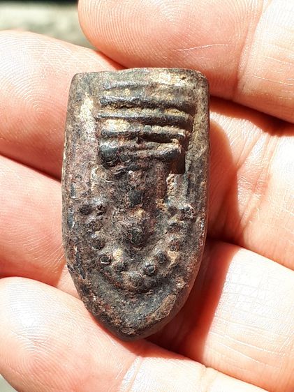 พระกริ่งคลองตะเคียน พิมพ์ 2 หน้าสวนตรง ยันต์ 3 ด้าน นิยมสุด กรุวัดประดู่ทรงธรรม จ.อยุธยา เนื้อผง สวย องค์นี้สภาพสวย เก่าเก็บหายากกว่าหน้าเดี รูปที่ 7