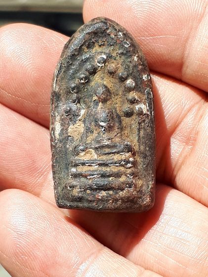 พระกริ่งคลองตะเคียน พิมพ์ 2 หน้าสวนตรง ยันต์ 3 ด้าน นิยมสุด กรุวัดประดู่ทรงธรรม จ.อยุธยา เนื้อผง สวย องค์นี้สภาพสวย เก่าเก็บหายากกว่าหน้าเดี รูปที่ 2