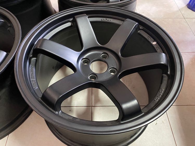 TE37ก้านยก 17 4รู100 กว้าง9 25 เท่า4ล้อ ล้อใหม่ลดราคา รูปที่ 5