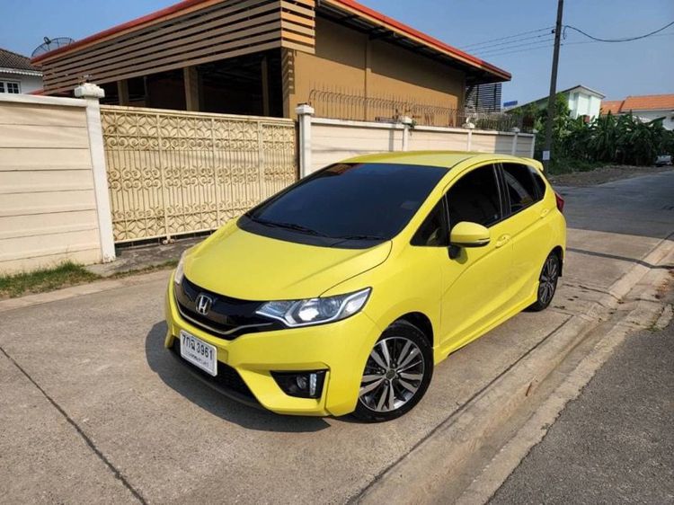 รถ Honda Jazz 1.5 SV i-VTEC สี เหลือง