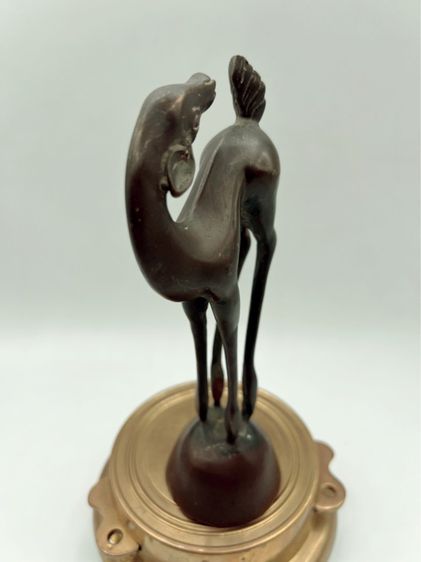 กวางน้อย ทองเหลือง งานยุโรปดีไซน์ หายาก   รูปที่ 3