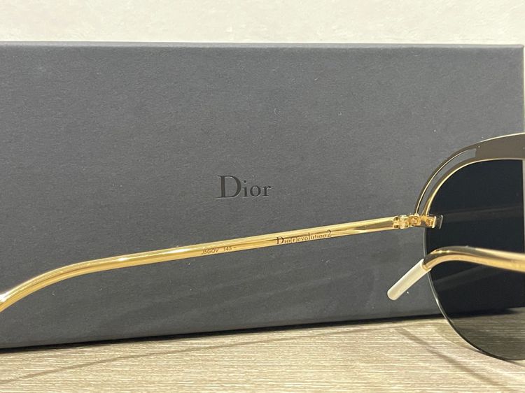 แว่นกันแดด Dior รุ่น CRD  DIO(R)EVOLUTI2 J5G (QV) GOLD รูปที่ 6